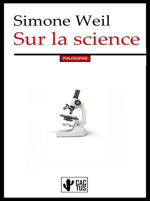 cover image of Sur la science